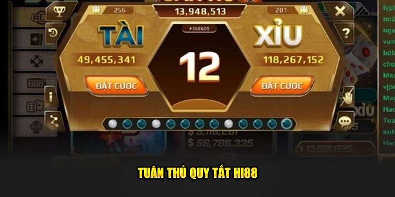 Tuân thủ quy tắc Hi88